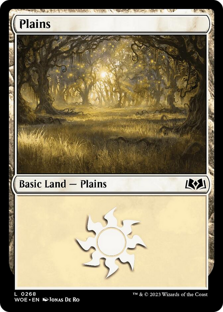 Plains (0268) [Wilds of Eldraine] Magic: The Gathering