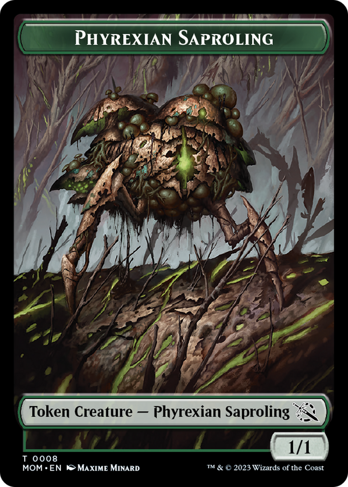 Phyrexian Saproling Token [March of the Machine Tokens] Magic: The Gathering