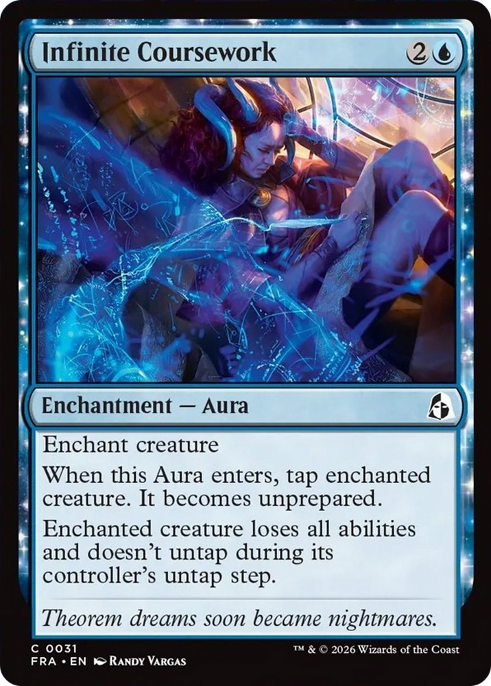 Infinite Coursework [Reality Fracture] Magic: The Gathering