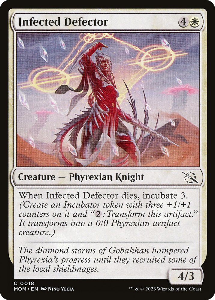 Infected Defector [March of the Machine] Magic: The Gathering