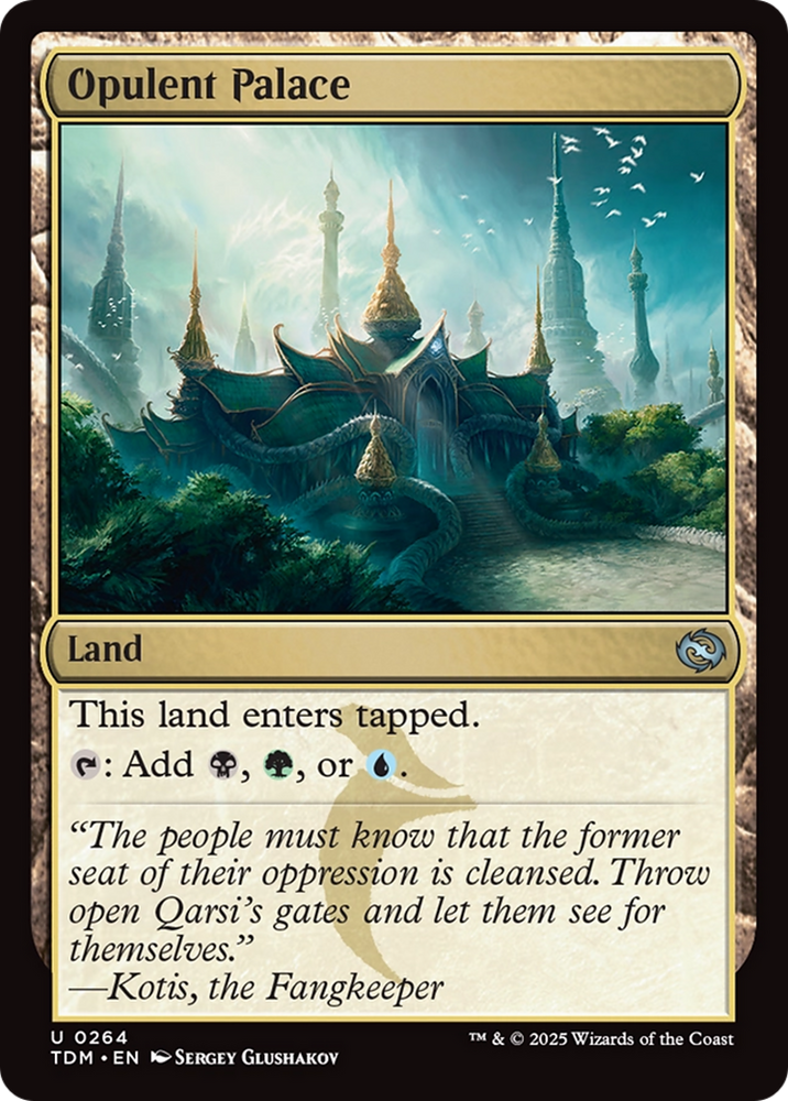 Opulent Palace [Tarkir: Dragonstorm] Magic: The Gathering