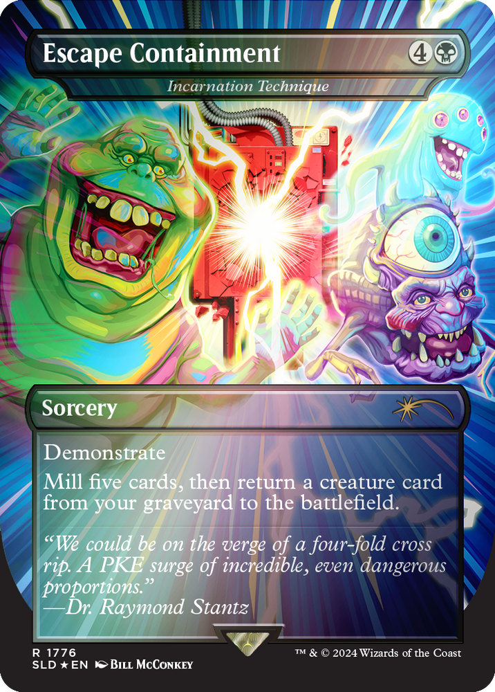 Escape Containment - Incarnation Technique (Rainbow Foil) [Secret Lair Drop Series] Magic: The Gathering