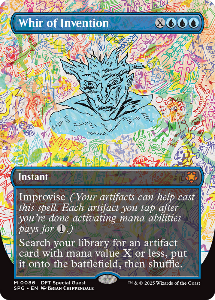 Whir of Invention (Borderless) [Aetherdrift Special Guests] Magic: The Gathering
