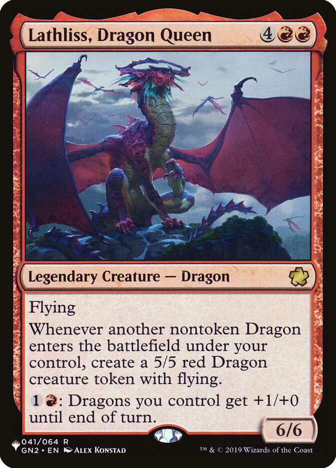 Lathliss, Dragon Queen [The List] Magic: The Gathering