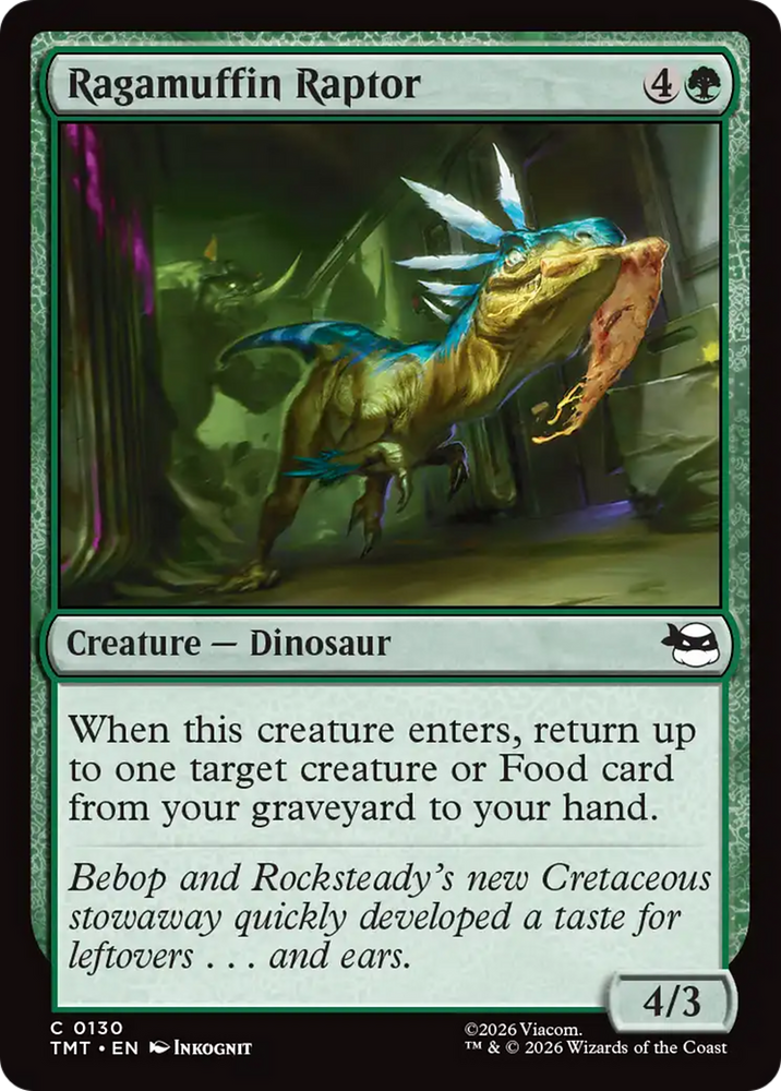 Ragamuffin Raptor [Teenage Mutant Ninja Turtles] Magic: The Gathering