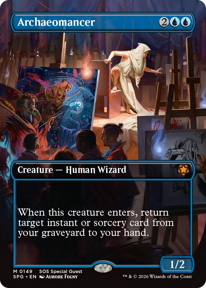 Archaeomancer (Borderless) [Secrets of Strixhaven Special Guests] Magic: The Gathering