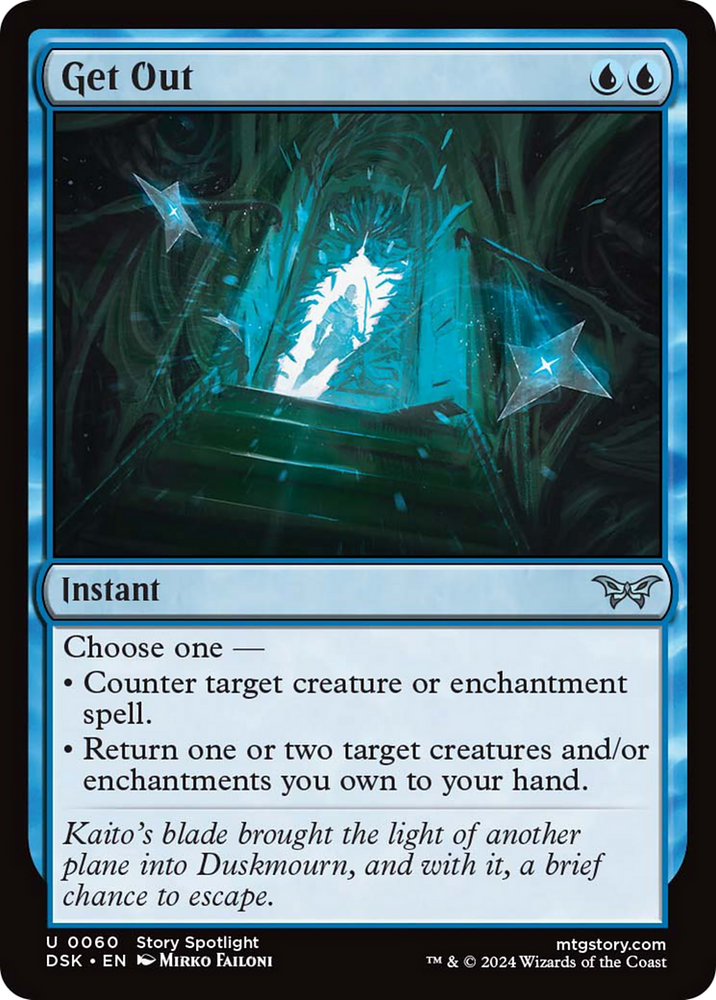 Get Out [Duskmourn: House of Horror] Magic: The Gathering
