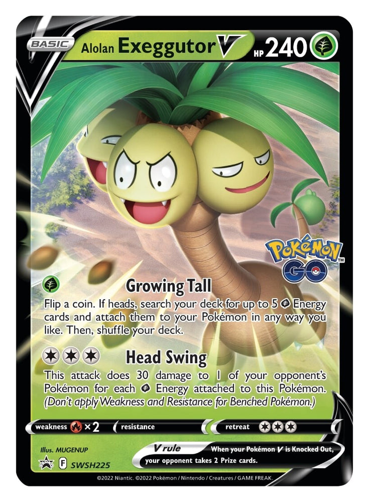 Alolan Exeggutor V (SWSH225) [Sword & Shield: Black Star Promos] Pokémon