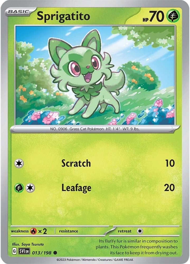 Sprigatito (013/198) [Scarlet & Violet: Base Set] Pokémon