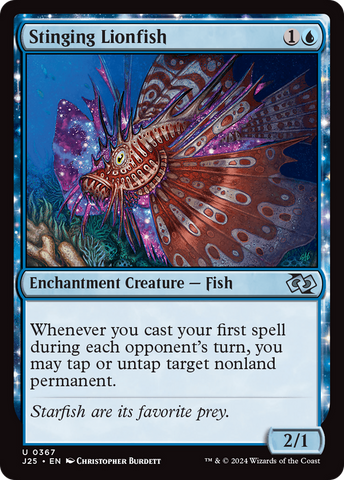Stinging Lionfish [Foundations Jumpstart] Magic: The Gathering
