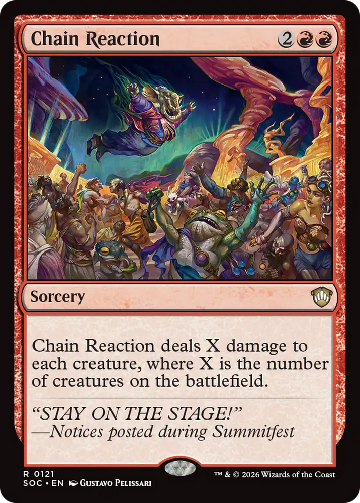 Chain Reaction [Secrets of Strixhaven Commander] Magic: The Gathering