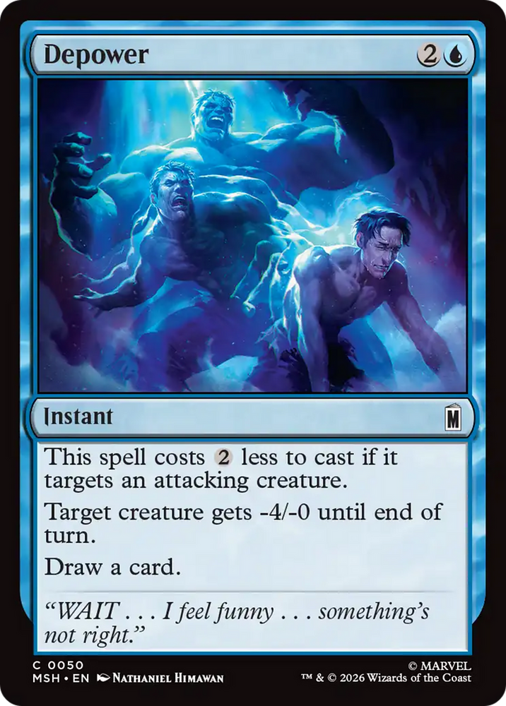 Depower [Marvel Super Heroes] Magic: The Gathering