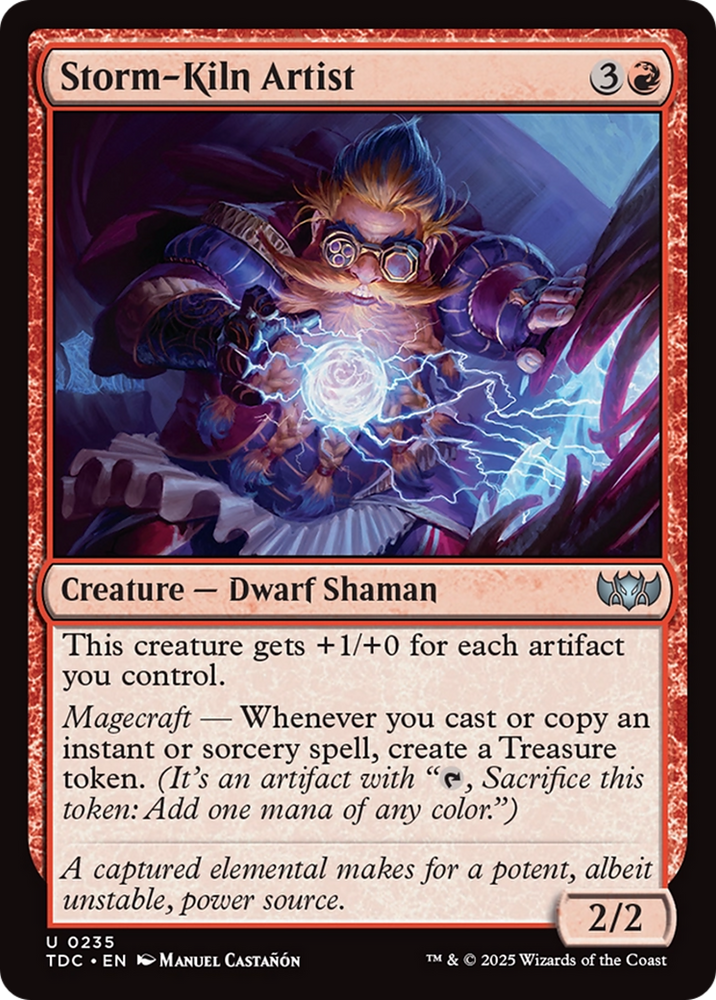 Storm-Kiln Artist [Tarkir: Dragonstorm Commander] Magic: The Gathering
