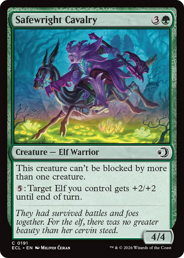 Safewright Cavalry [Lorwyn Eclipsed] Magic: The Gathering