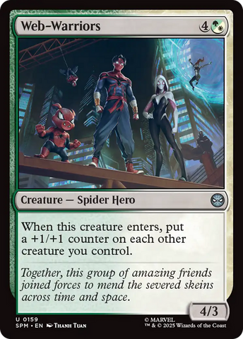 Web-Warriors [Marvel's Spider-Man] Magic: The Gathering