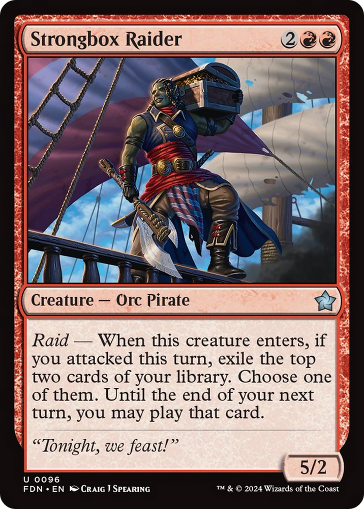 Strongbox Raider [Foundations] Magic: The Gathering