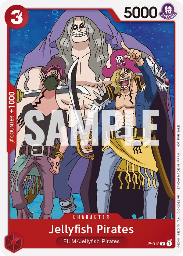 Jellyfish Pirates (One Piece Film Red) [One Piece Promotion Cards] Bandai