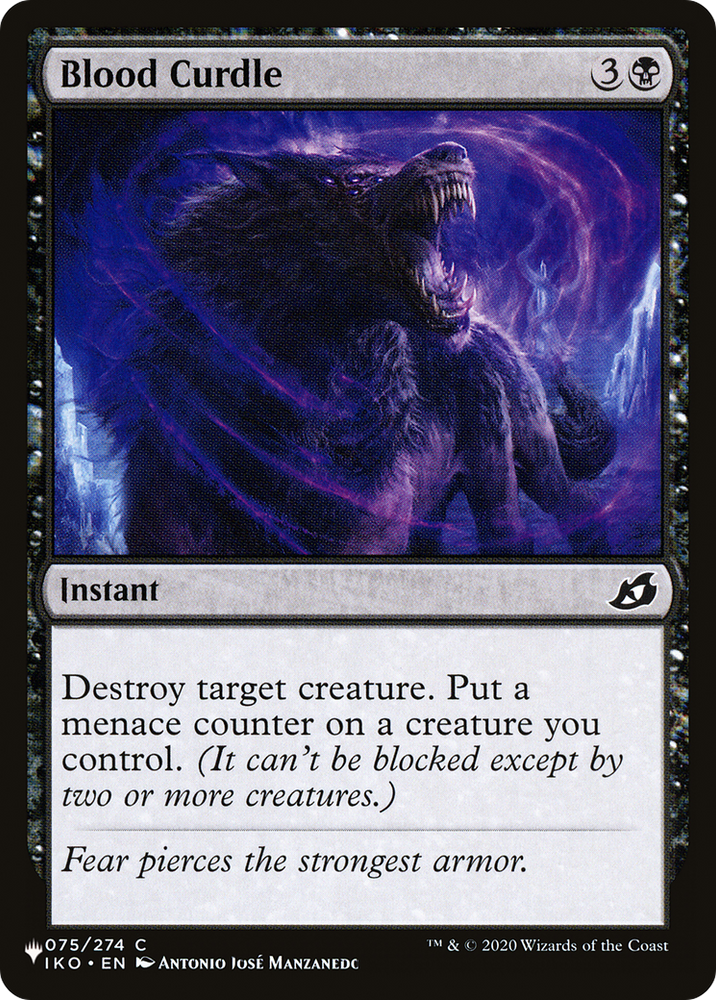 Blood Curdle [The List] Magic: The Gathering
