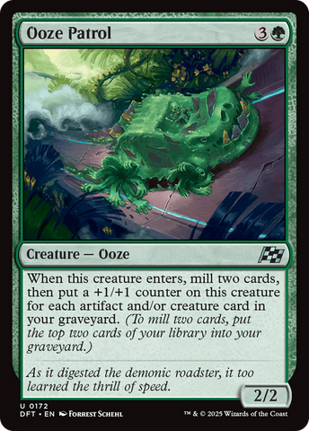 Ooze Patrol [Aetherdrift] Magic: The Gathering