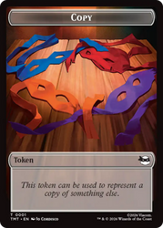 Dinosaur Soldier // Copy Double-Sided Token [Teenage Mutant Ninja Turtles Tokens] Magic: The Gathering