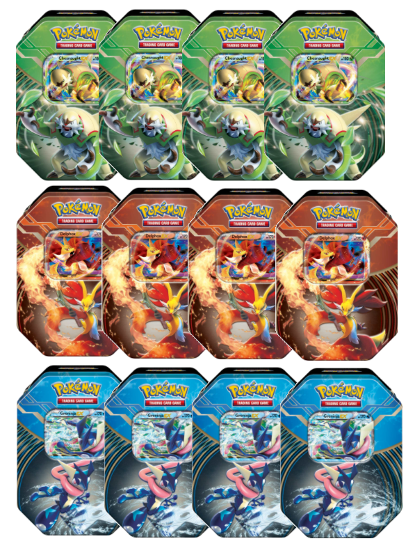 Kalos Power Tin Case Pokémon