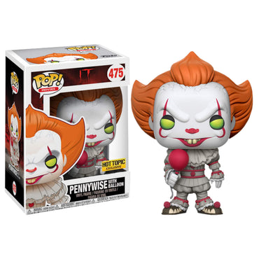 Funko Pop! Movies: IT - Pennywise with Balloon (Hot Topic) Exclusive Vinyl Figure # 475 FUNKO