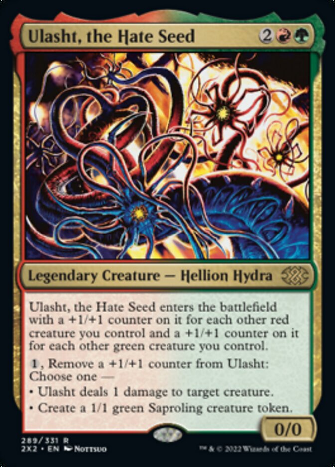 Ulasht, the Hate Seed [Double Masters 2022] Magic: The Gathering