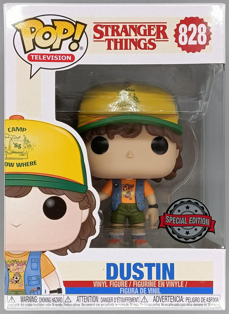 Funko Pop! Television: Stranger Things Dustin (with Roast Beef Shirt) Exclusive #828 FUNKO