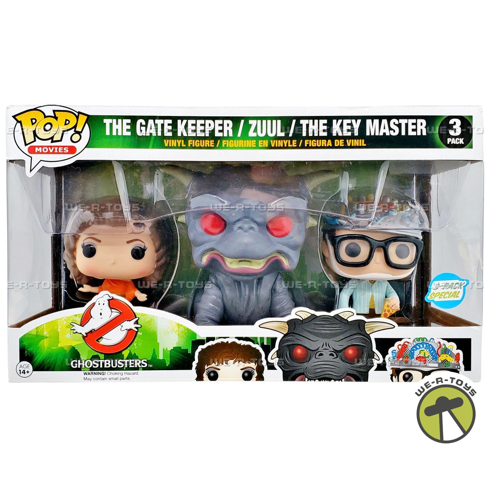 Pop! Movies, Ghostbusters (1984), The Gatekeeper, Zuul, and The Key Master Vinyl Figure Exclusive 3-Pack FUNKO