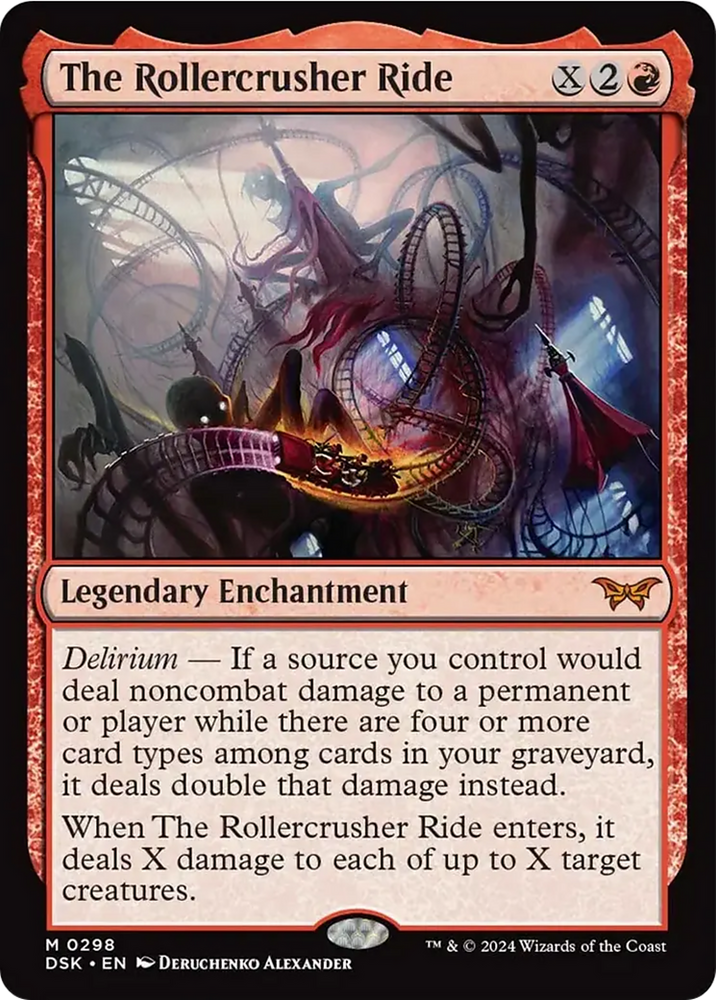 The Rollercrusher Ride (0298) [Duskmourn: House of Horror] Magic: The Gathering