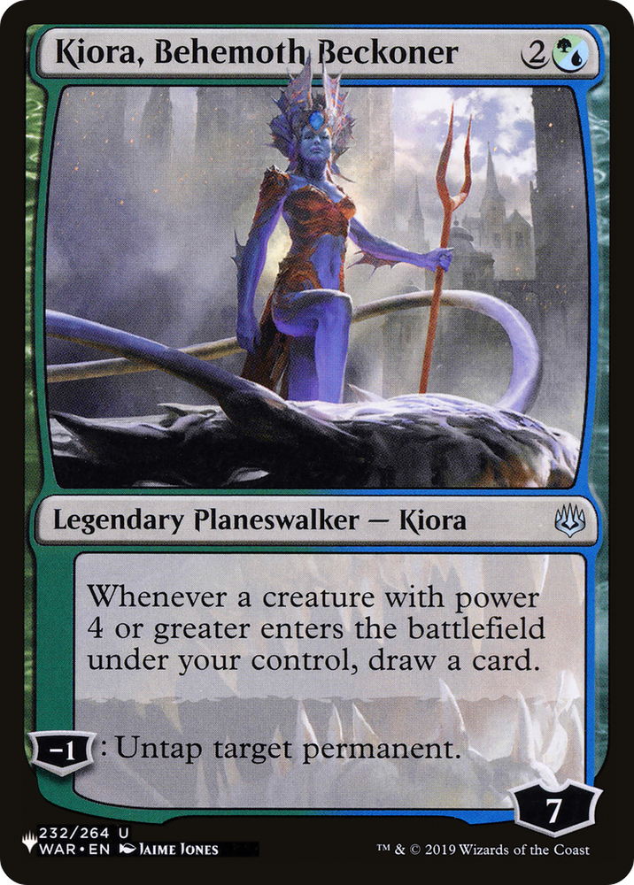 Kiora, Behemoth Beckoner [The List] Magic: The Gathering