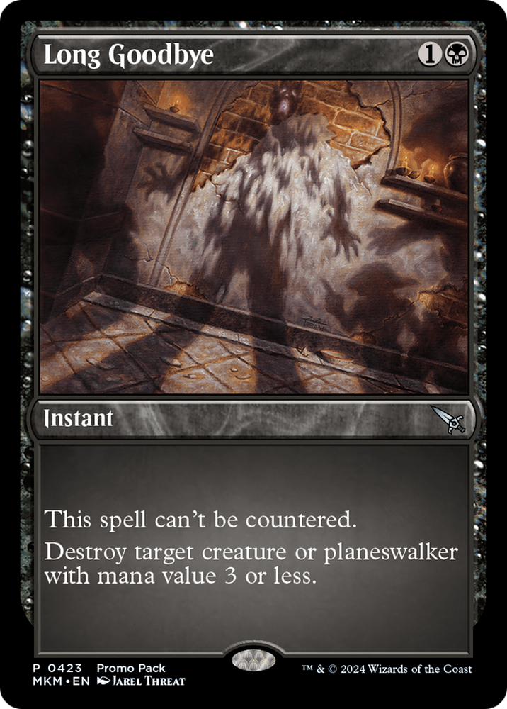 Long Goodbye (Promo Pack) [Murders at Karlov Manor Promos] Magic: The Gathering