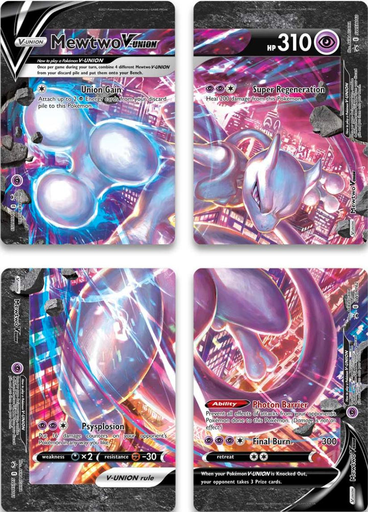 Mewtwo V-Union (Set of 4) [Sword & Shield: Black Star Promos] Pokémon
