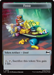 Insect Warrior // Food Double-Sided Token [Teenage Mutant Ninja Turtles Tokens] Magic: The Gathering
