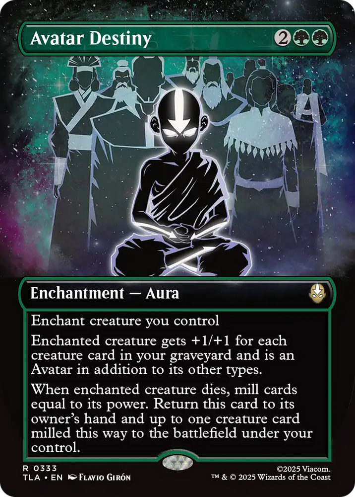 Avatar Destiny (Borderless) [Avatar: The Last Airbender] Magic: The Gathering