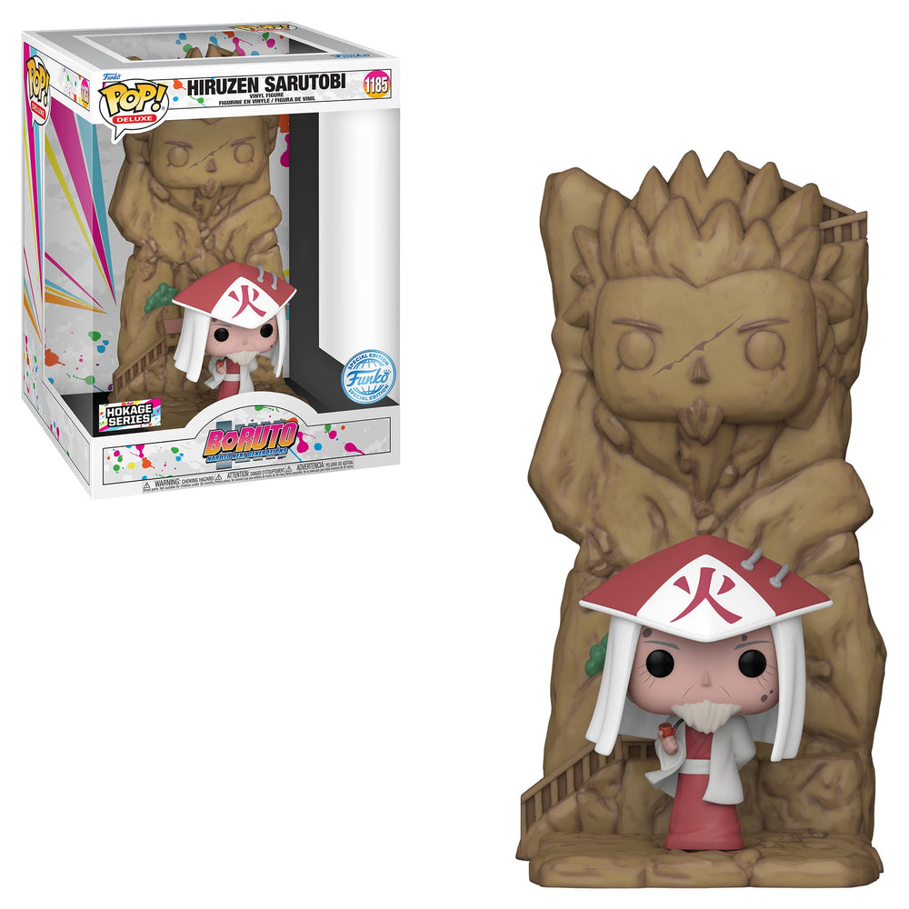 POP Funko Deluxe Boruto: Naruto Next Generations Hiruzen Sarutobi Vinyl Figure FUNKO
