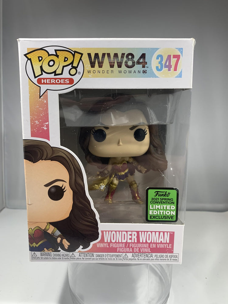 Funko Spring Convention (ECCC) 2021 Exclusive - Wonder Woman 1984 - Wonder Woman with Tiara Boomerang (Metallic) FUNKO