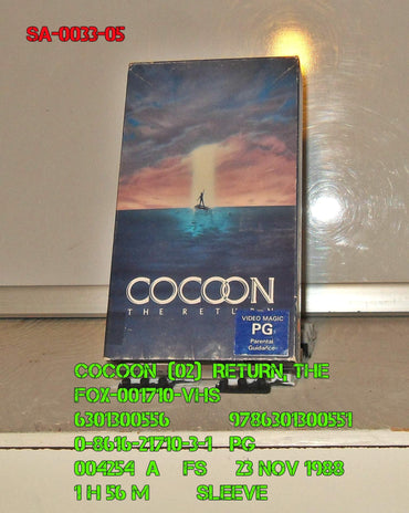 Cocoon - The Return [VHS] VHS