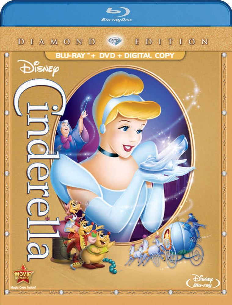 Cinderella (Three-Disc Diamond Edition: Blu-ray/DVD + Digital Copy) BLUERAY