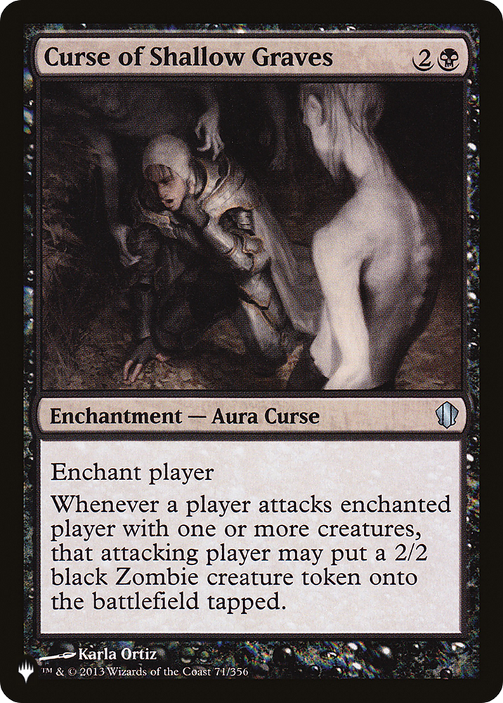 Curse of Shallow Graves [The List] Magic: The Gathering