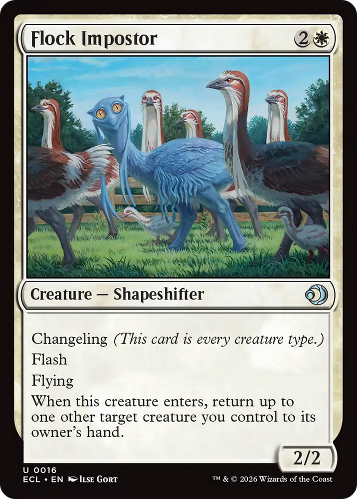 Flock Impostor [Lorwyn Eclipsed] Magic: The Gathering