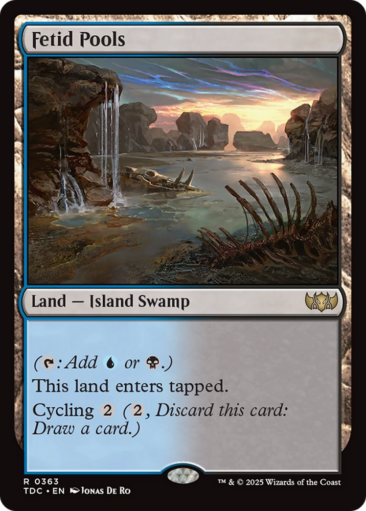 Fetid Pools [Tarkir: Dragonstorm Commander] Magic: The Gathering