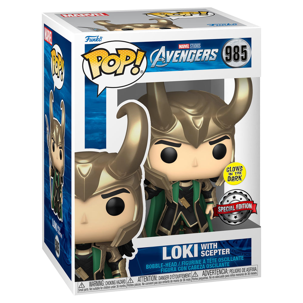 Funko Loki with Scepter (Glow in The Dark) (Special Edition Exclusive) FUNKO