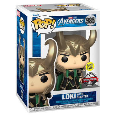 Funko Loki with Scepter (Glow in The Dark) (Special Edition Exclusive) FUNKO
