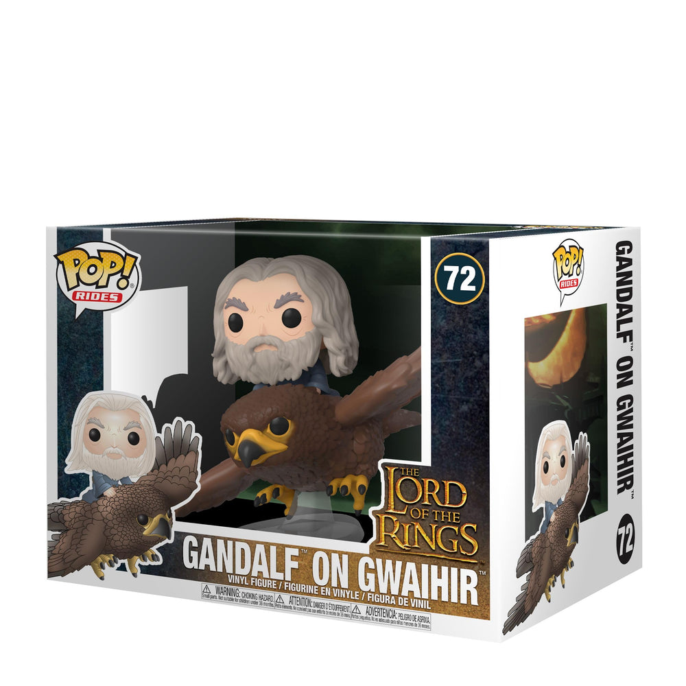 Funko 40869 POP Rides: Lord of The Rings-Gwaihir with Gandalf Hobbit Collectible Figure, Multicolour FUNKO