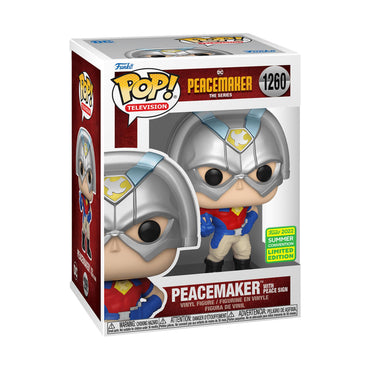Funko Pop! Peacemaker with Peace Sign Special Edition Multicolor Exclusive Vinyl Figure #1260 FUNKO