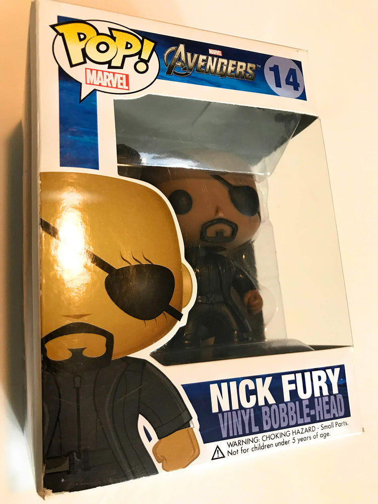 Funko Pop Marvel (Bobble): Avengers - Nick Fury FUNKO