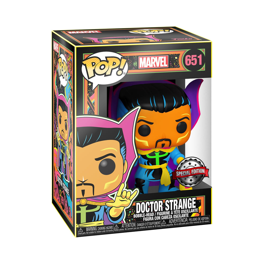 Funko POP! Marvel: Black Light - Dr. Doctor Strange - Marvel Comics - Collectable Vinyl Figure - Gift Idea - Official Merchandise - Toys for Kids & Adults - Comic Books Fans FUNKO