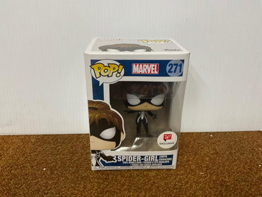 Funko Pop! Marvel Spider-Girl (Anya Corazon) Exclusive Figurine, Red and Blue, Multicolored FUNKO
