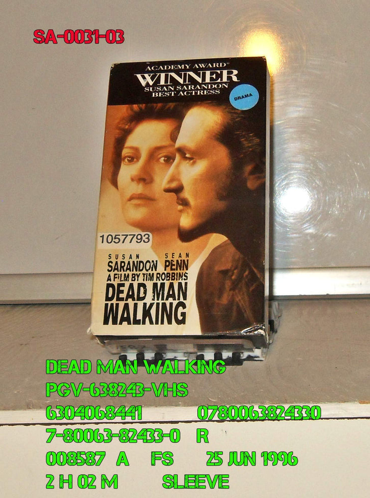 Dead Man Walking VHS